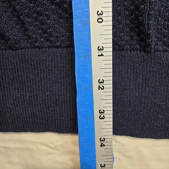 Tommy Hilfiger Men's Classic 1/4 Zip Sweater Flag Logo Navy Blue Size XXL - Picture 11 of 12